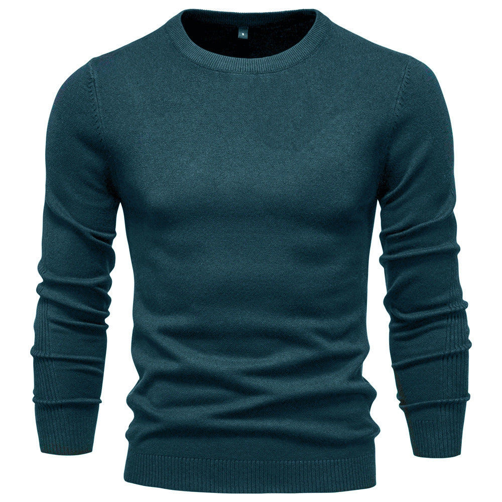 Herren Rundhals Pullover aus hochwertiger Baumwolle Aliams