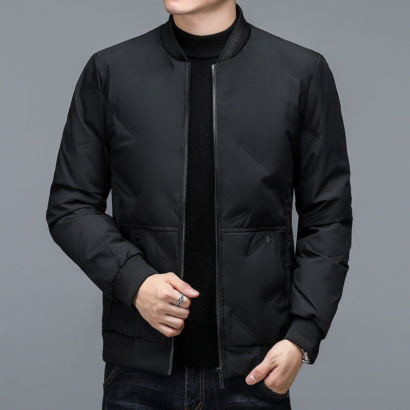 Herren Steppjacke mit elastischen Bündchen und praktischen Reißverschlusstaschen Aliams