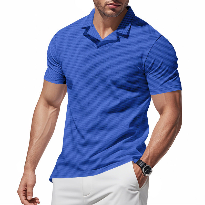 Herren Kurzarm Poloshirt mit strukturiertem Design Aliams