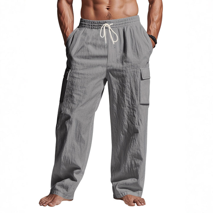 Herren Bequeme Cargo-Hosen Aliams
