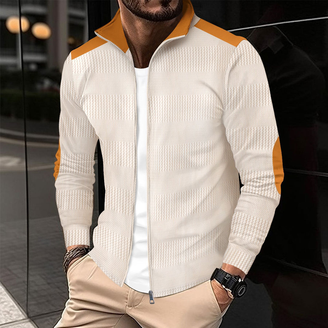 Herren sportliche Funktionsjacke mit modischem Stehkragen und atmungsaktiven Eigenschaften Aliams