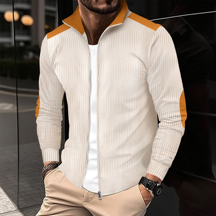 Herren sportliche Funktionsjacke mit modischem Stehkragen und atmungsaktiven Eigenschaften Aliams