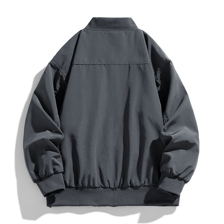 Herren urbane Bomberjacke mit kreativem Design und funktionalen Taschen Aliams