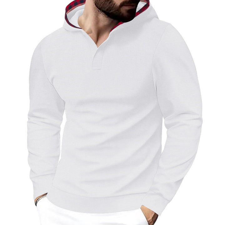 Herren Kapuzensweater mit strukturiertem Design und komfortablem Schnitt Aliams