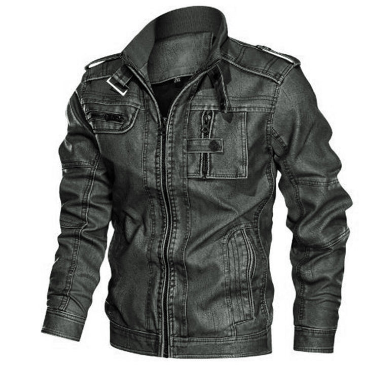 Herren stylische Jacke mit vielen Taschen und trendigem Design Aliams
