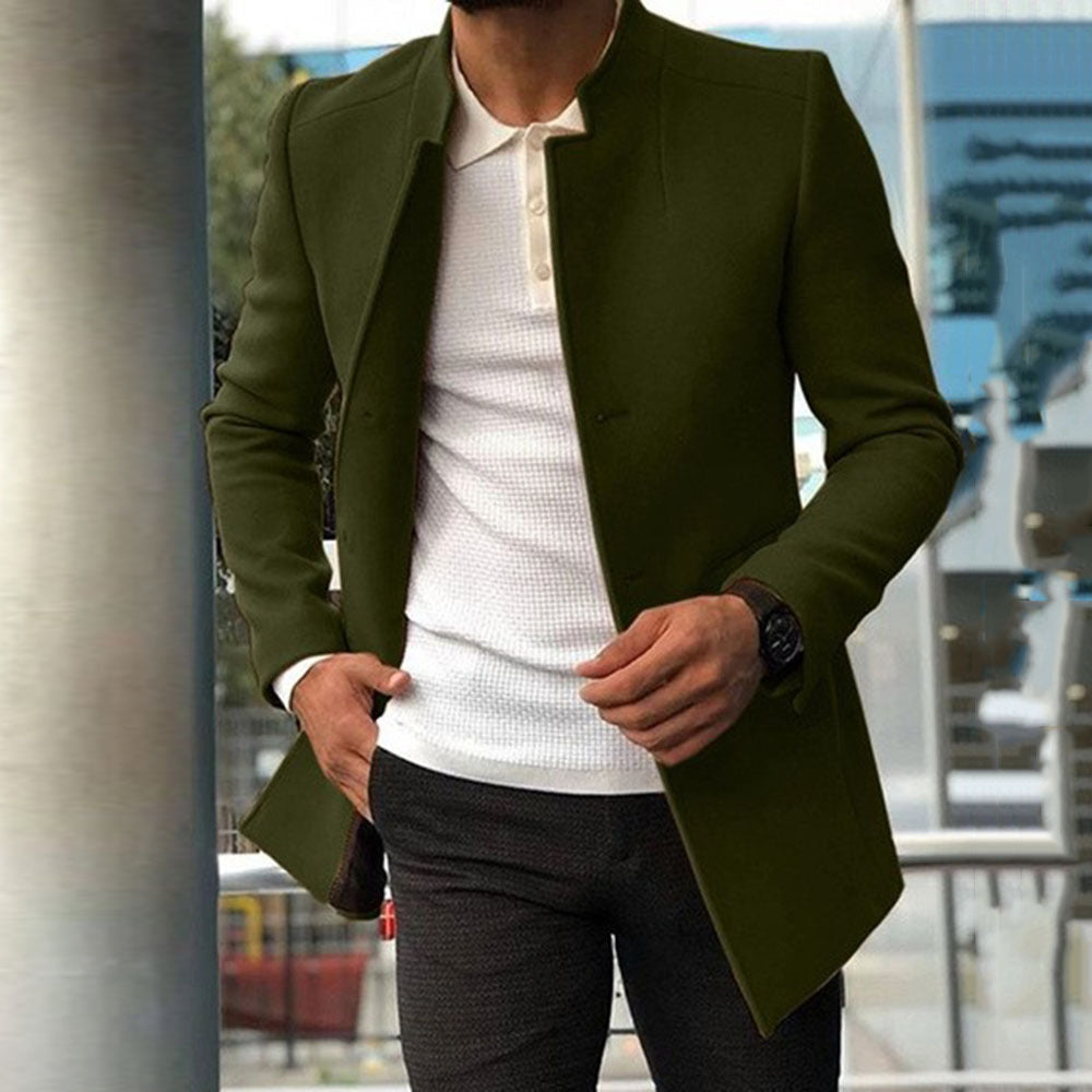 Herren eleganter Blazer mit modernem Schnitt und minimalistischen Details Aliams