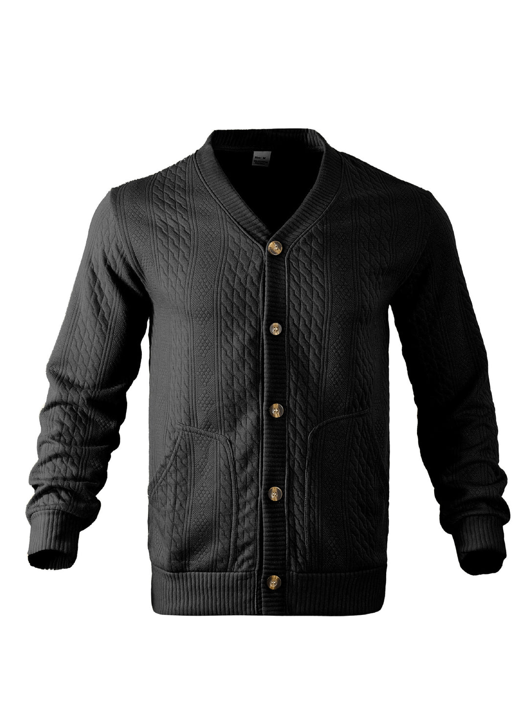 Herren Strickjacke mit modernen Details und praktischen Taschen Aliams