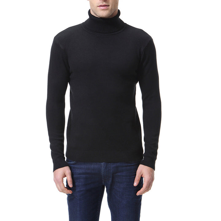 Herren Rollkragenpullover aus feiner Baumwolle Aliams