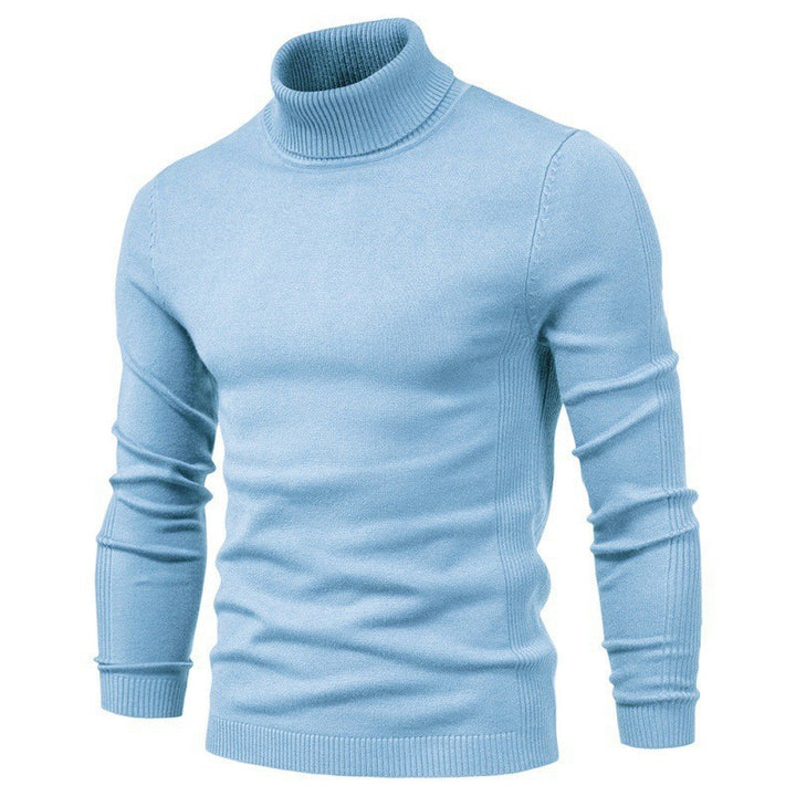 Herren eleganter Rollkragenpullover aus weichem Strick Aliams