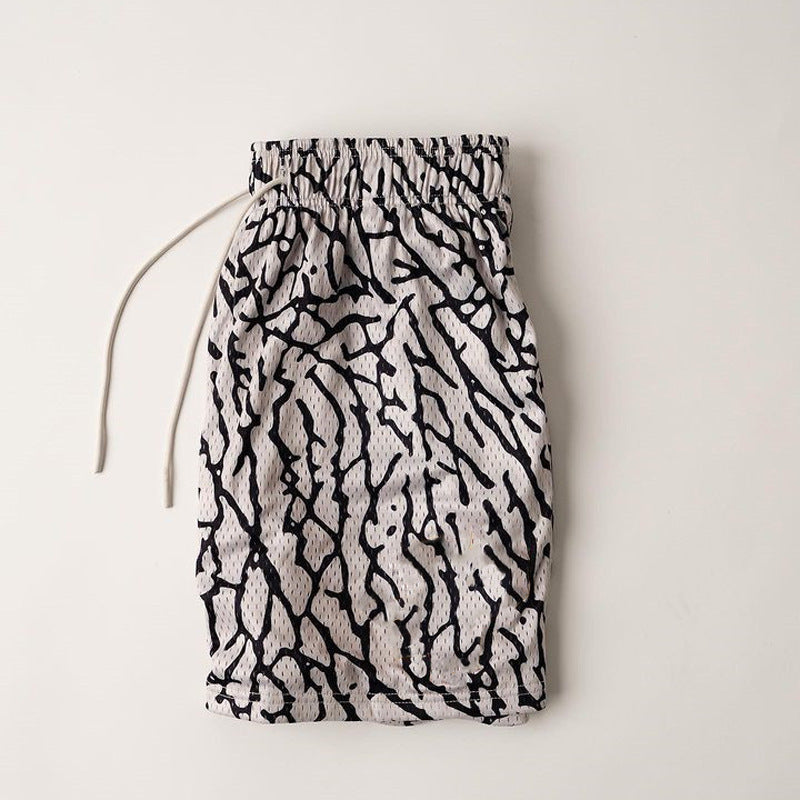 Herren Sportliche Strandshorts mit elastischem Bund Aliams