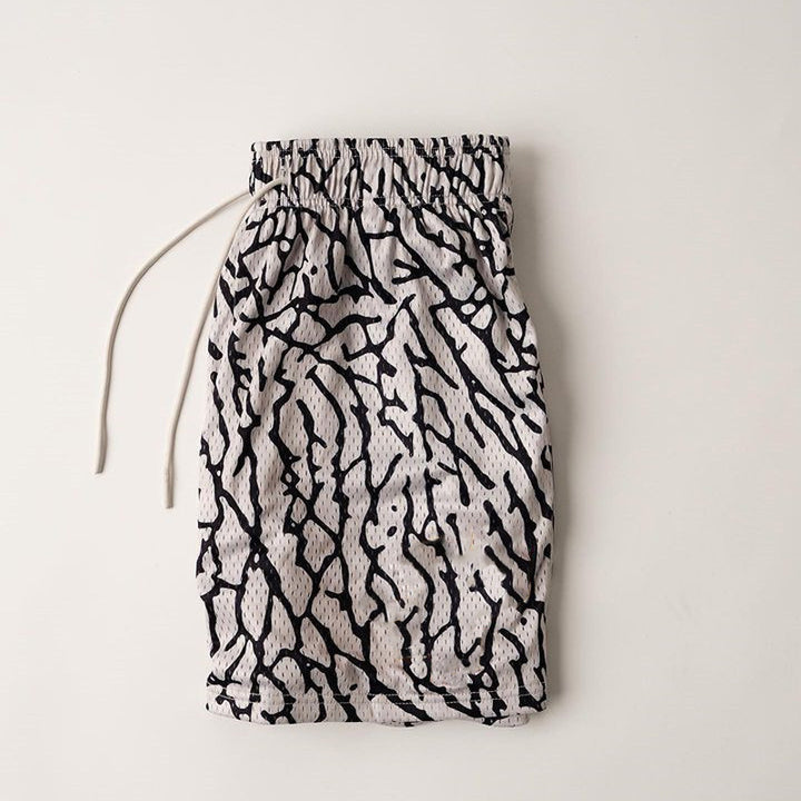 Herren Sportliche Strandshorts mit elastischem Bund Aliams