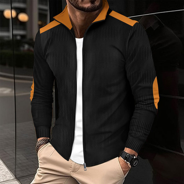 Herren sportliche Funktionsjacke mit modischem Stehkragen und atmungsaktiven Eigenschaften Aliams