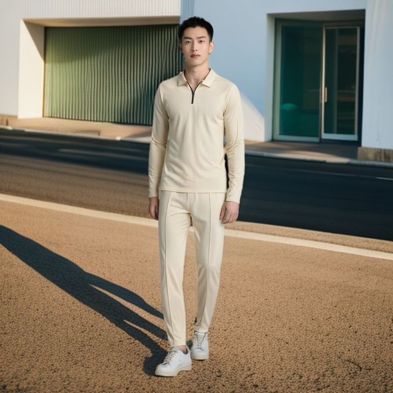 Herren Sportliches Trainingsset mit Reißverschluss Aliams