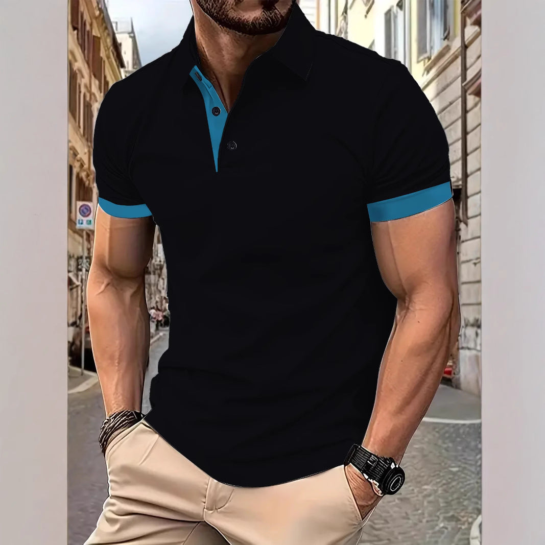 Herren Poloshirt mit modischem Kontrastdetail Aliams