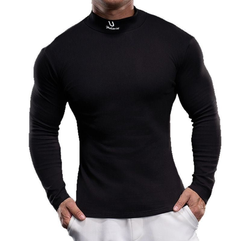 Herren Hochwertiges Funktionsshirt mit Stehkragen Aliams