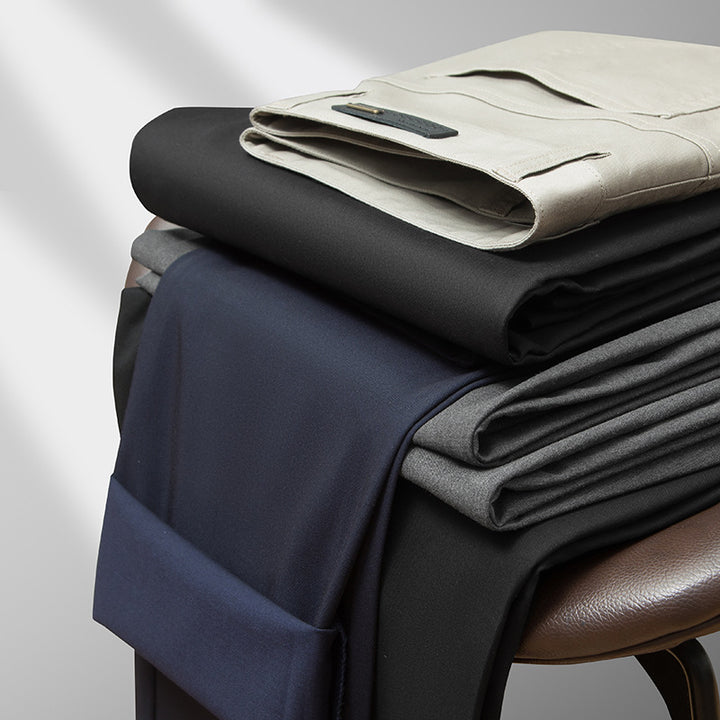 Herren elegante Chino-Hose mit atmungsaktiven Eigenschaften und praktischem Schnitt Aliams