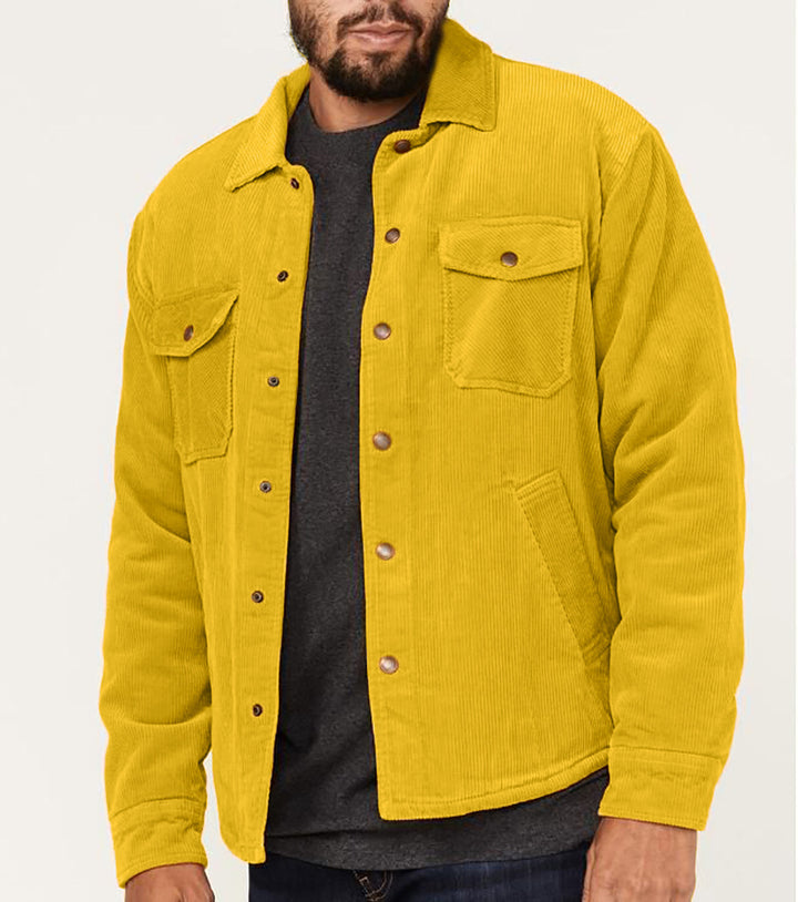 Herren samtige Überziehjacke Aliams