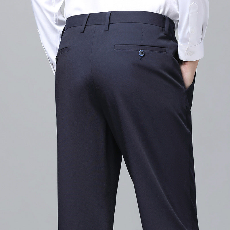 Herren elegante Business-Hose mit feiner Struktur Aliams