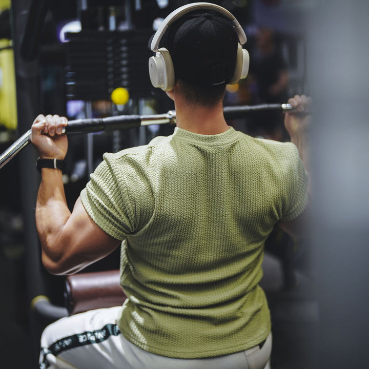 Herren Fitnessshirt mit strukturiertem Gewebe Aliams