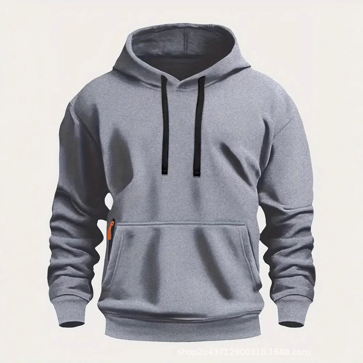 Herren sportlicher Kapuzenpullover mit praktischen Taschen und atmungsaktivem Material Aliams
