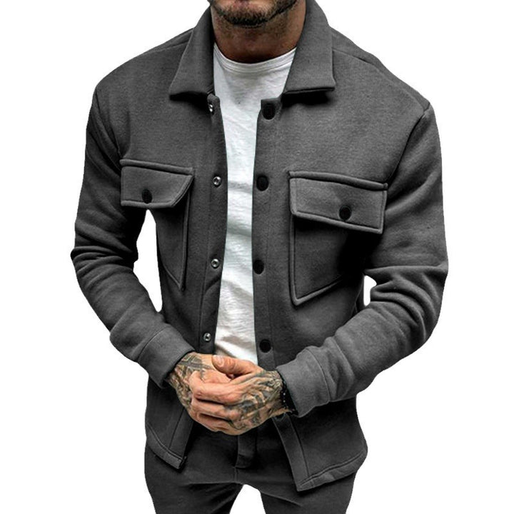 Herren Utility Jacke mit praktischen Taschen und modernem Schnitt Aliams