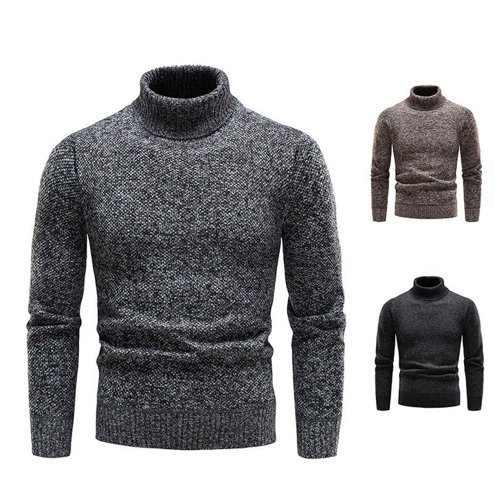 Herren Rollkragenpullover aus hochwertiger Wolle Aliams