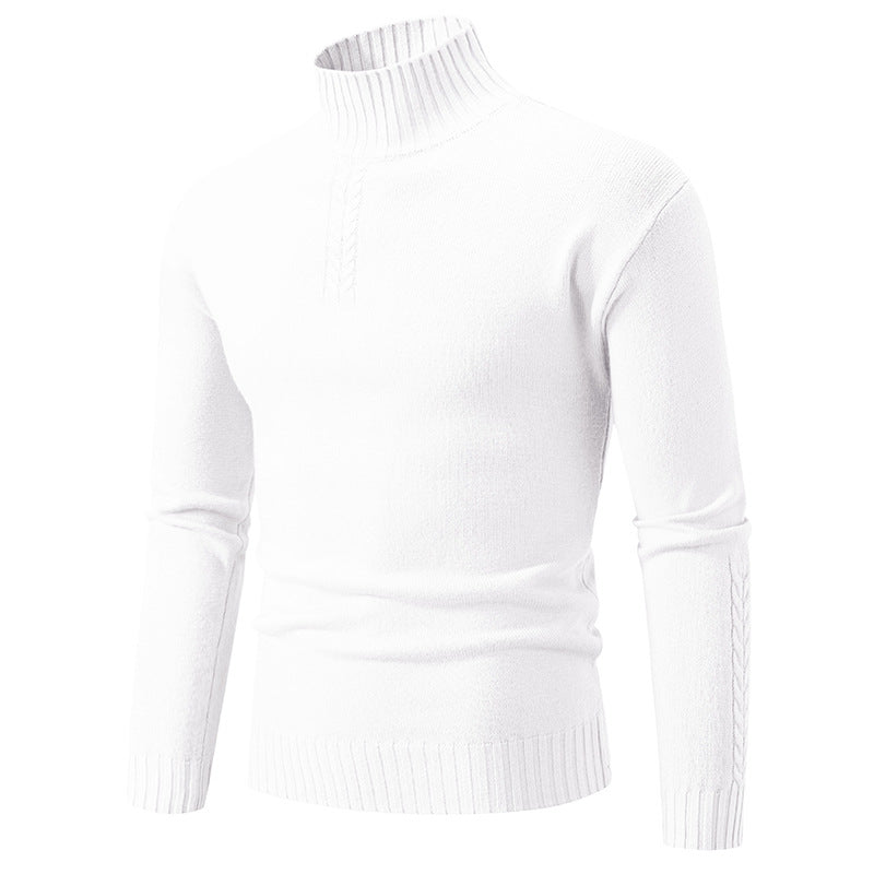 Herren Rollkragenpullover aus grobem Strick Aliams