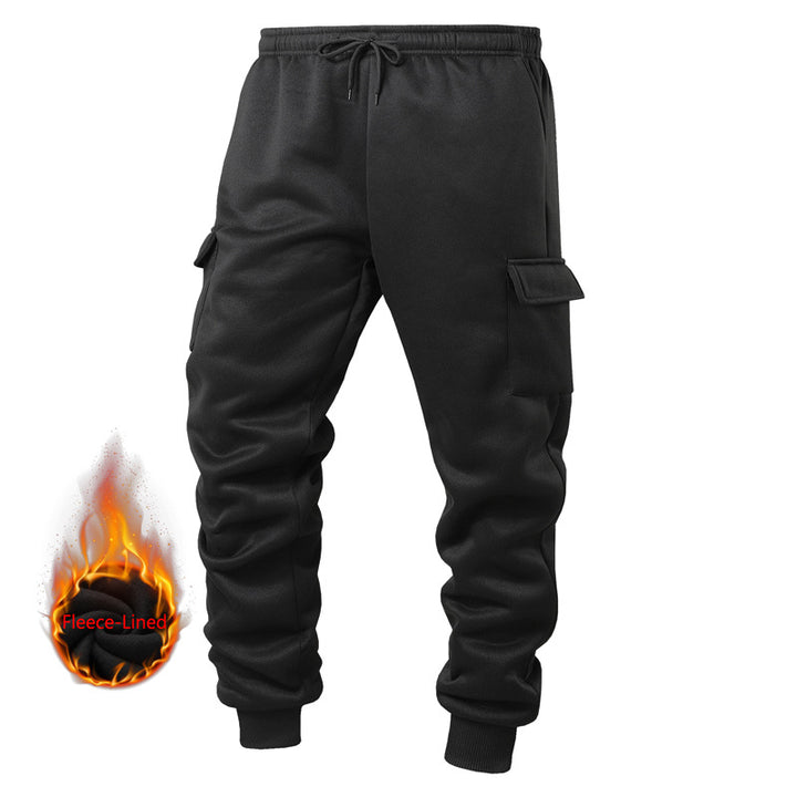 Herren Fleecegefütterte Cargo-Hose Aliams 1761406083