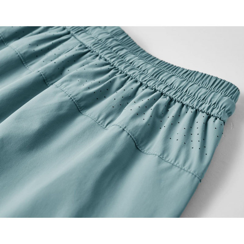 Herren Freizeit-Hose mit elastischem Bund und atmungsaktiven Einsätzen Aliams