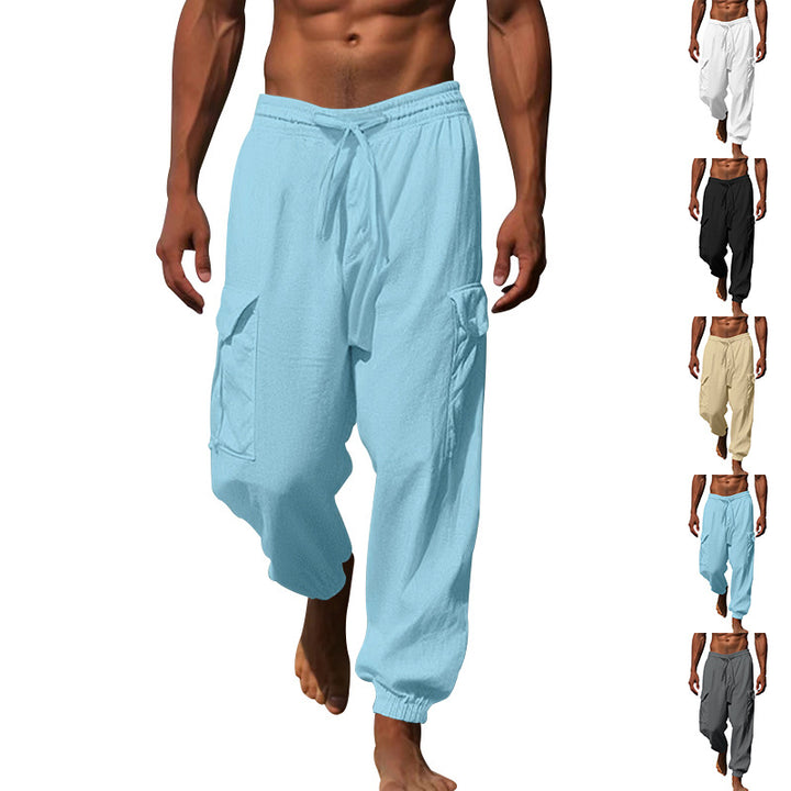 Herren Cargo-Hose mit elastischem Bund und praktischen Seitentaschen Aliams 1760050766