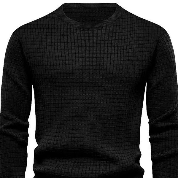 Herren strukturiertes Langarmshirt Aliams