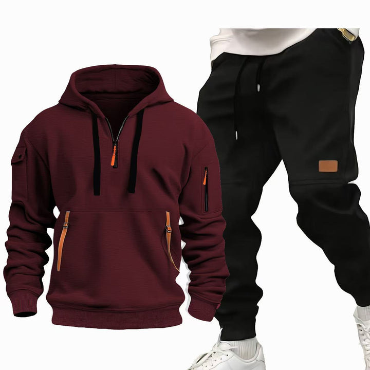 Herren Funktions-Hoodie und Jogginghose Set Aliams