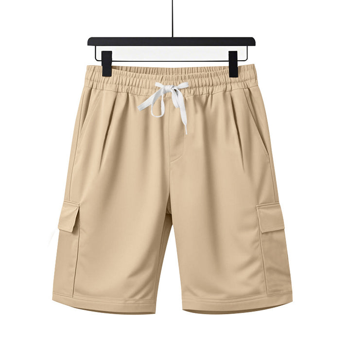 Herren Cargo-Shorts mit elastischem Bund und praktischen Seitentaschen Aliams