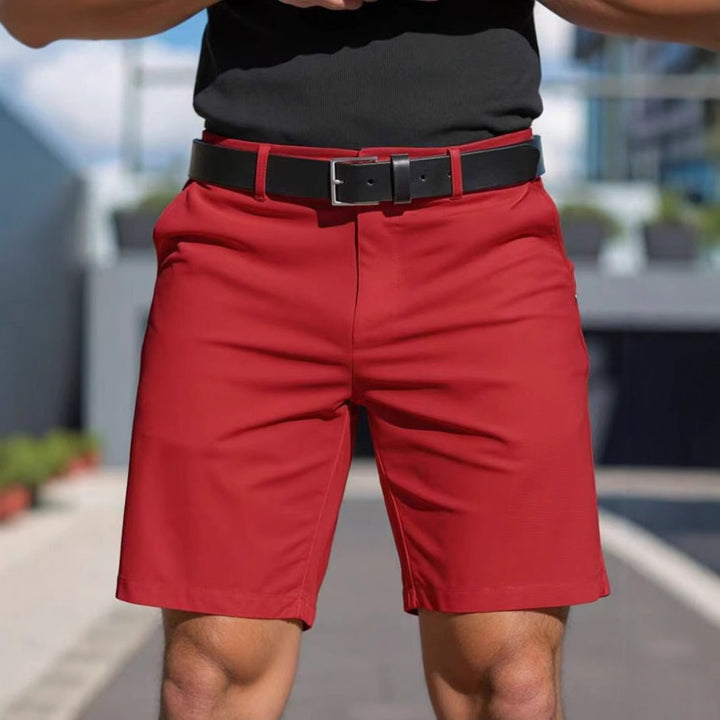 Herren multifunktionale kurze Hose mit elastischem Bund und praktischen Seitentaschen Aliams
