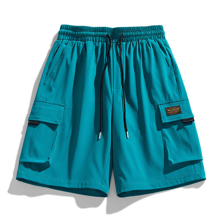 Herren Cargo-Shorts mit elastischem Bund und praktischen Taschen Aliams