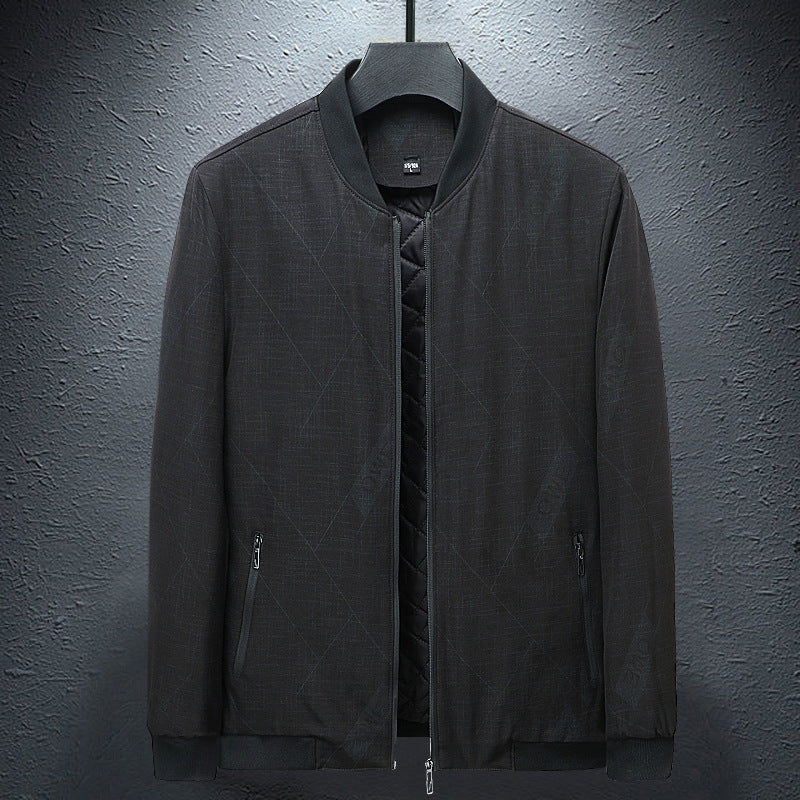 Herren funktionale leichtgewichtige Bomberjacke mit atmungsaktivem Innenfutter Aliams