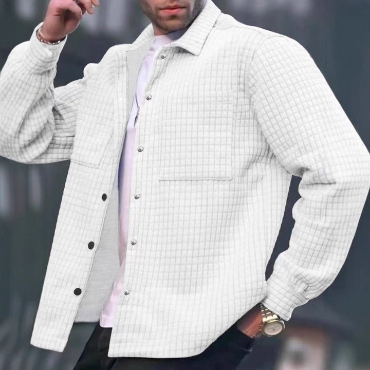 Herren gesteppte Freizeitjacke mit praktischen Brusttaschen und modernem Schnitt Aliams