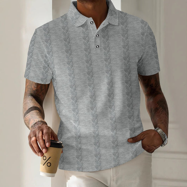 Herren Kurzarm Poloshirt mit strukturiertem Design Aliams