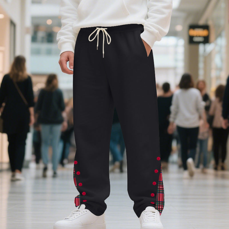 Herren Freizeit-Cargo-Shorts mit praktischem Kordelzug und modischem Karodesign Aliams