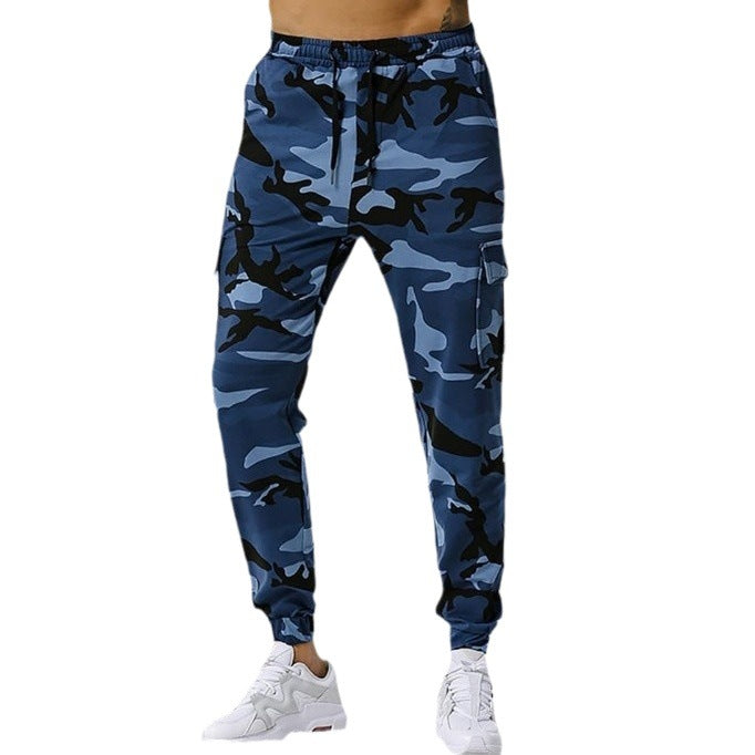 Herren Cargohose mit praktischen Seitentaschen im Camouflage-Design Aliams