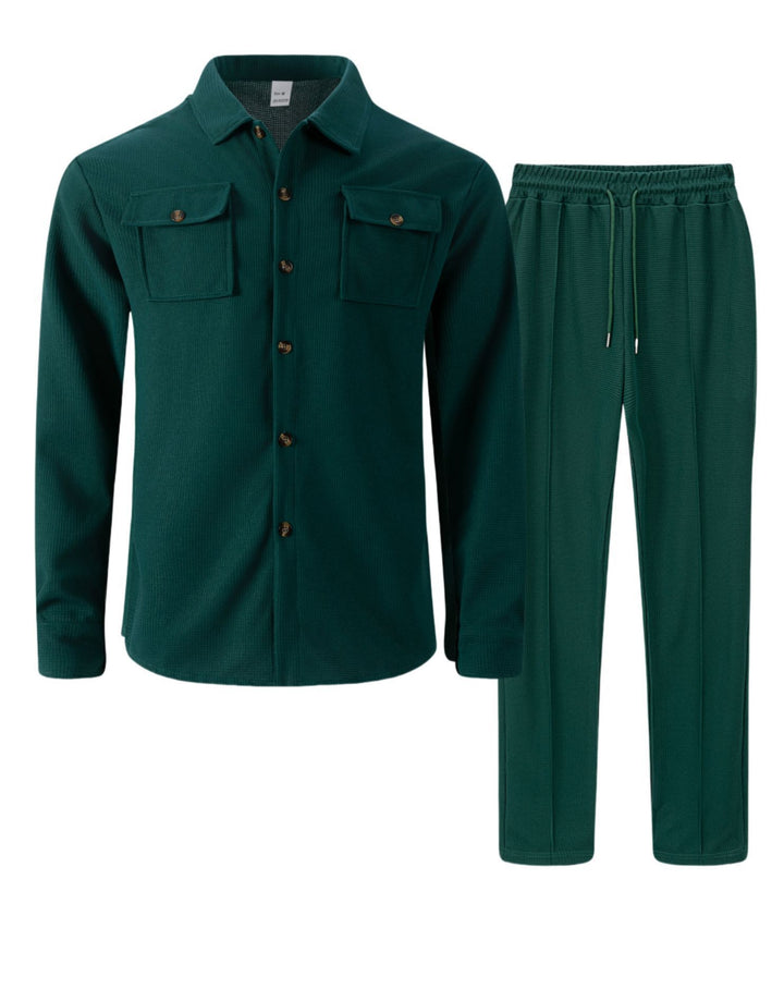 Herren Freizeitanzug mit modernem Karomuster Aliams