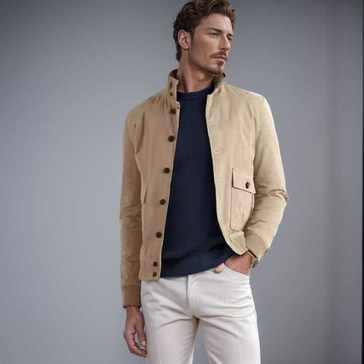 Herren robuste Utility-Jacke mit praktischen Taschen Aliams