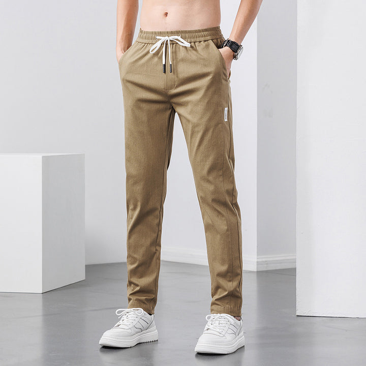 Herren Sportliche Freizeithose mit elastischem Bund Aliams