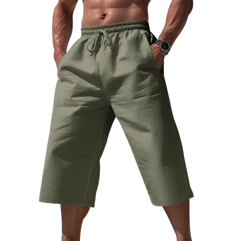 Herren lässige Strandshorts aus leichtem, atmungsaktivem Stoff mit elastischem Bund und praktischen Taschen Aliams