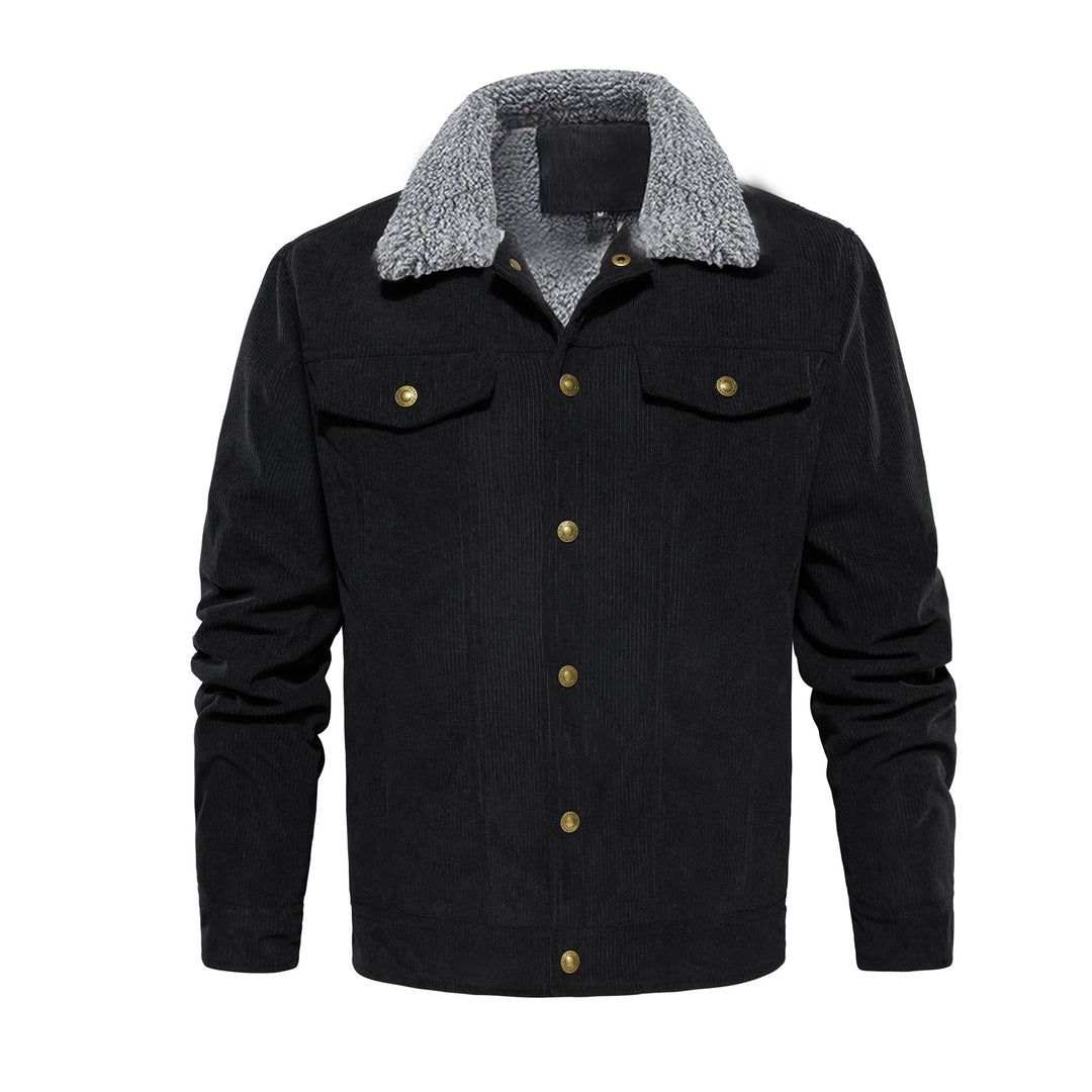 Herren Fleecegefütterte Cordjacke Aliams