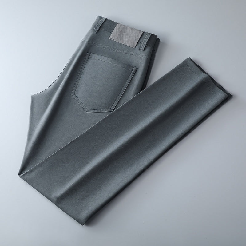 Herren elegante Slim-Fit Jeanshose mit hohem Tragekomfort und flexibler Bundverstellung Aliams