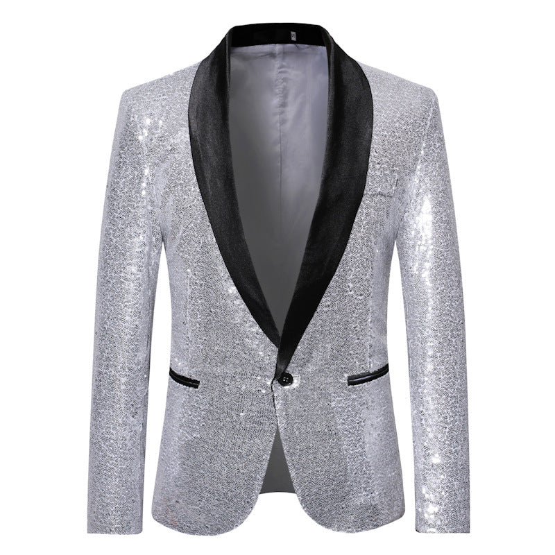 Herren glamouröser Paillettenblazer Aliams 1760556863
