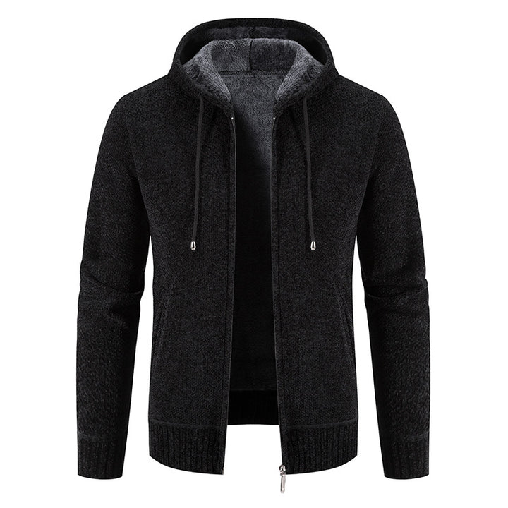 Herren Kapuzenjacke mit weichem Innenfutter und innovativem Design Aliams