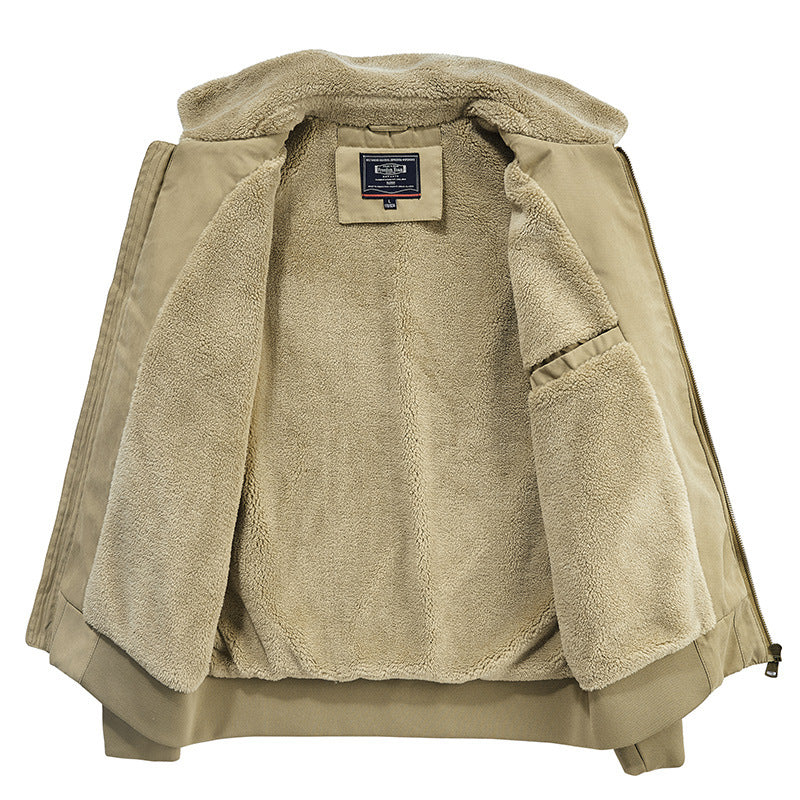 Herren Übergangsjacke mit wärmendem Sherpa-Futter Aliams