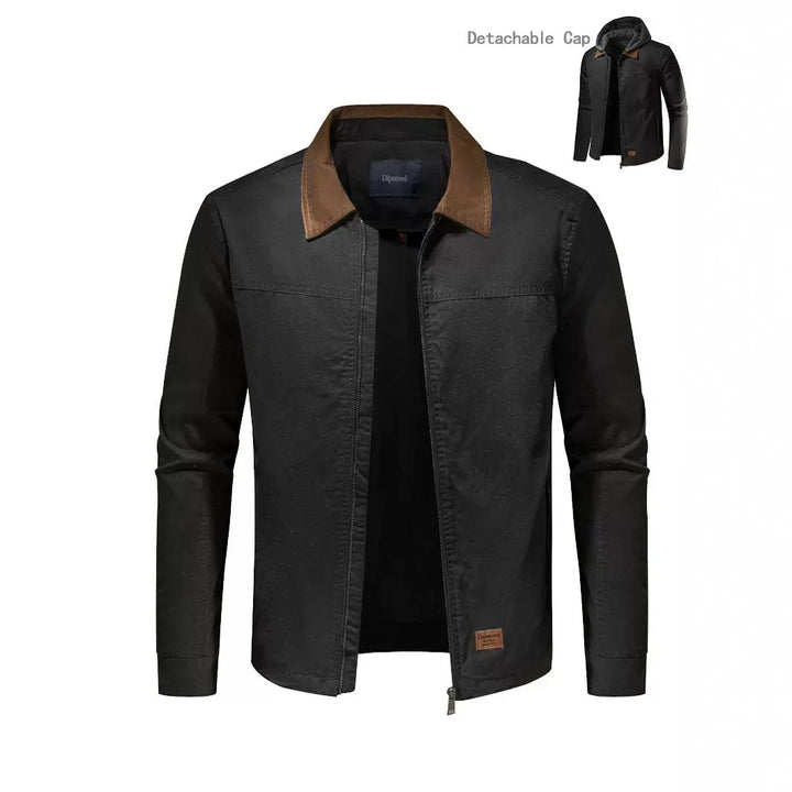 Herren Utility-Jacke mit abnehmbarem Hoodie Aliams